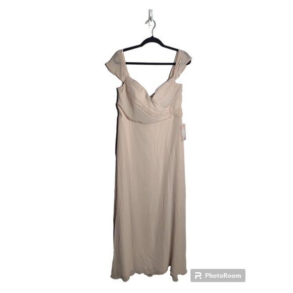 NWT Birdy Grey Kae Bridesmaid Dress, Pale Blush, size XL - Picture 2 of 6